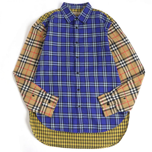 Burberry Crazy Pattern Tartan Nova Check Shirt L