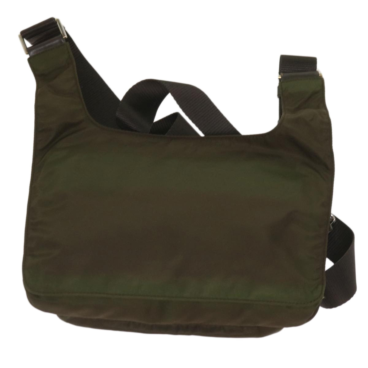 PRADA Shoulder Bag Nylon Khaki tb1041