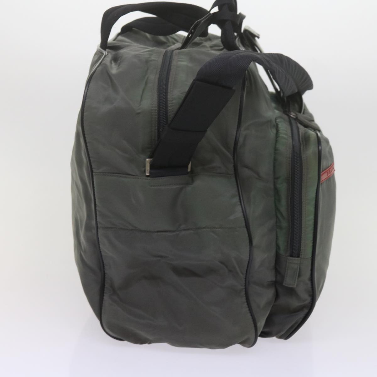 PRADA Sports Boston Bag Nylon 2way Green tb911