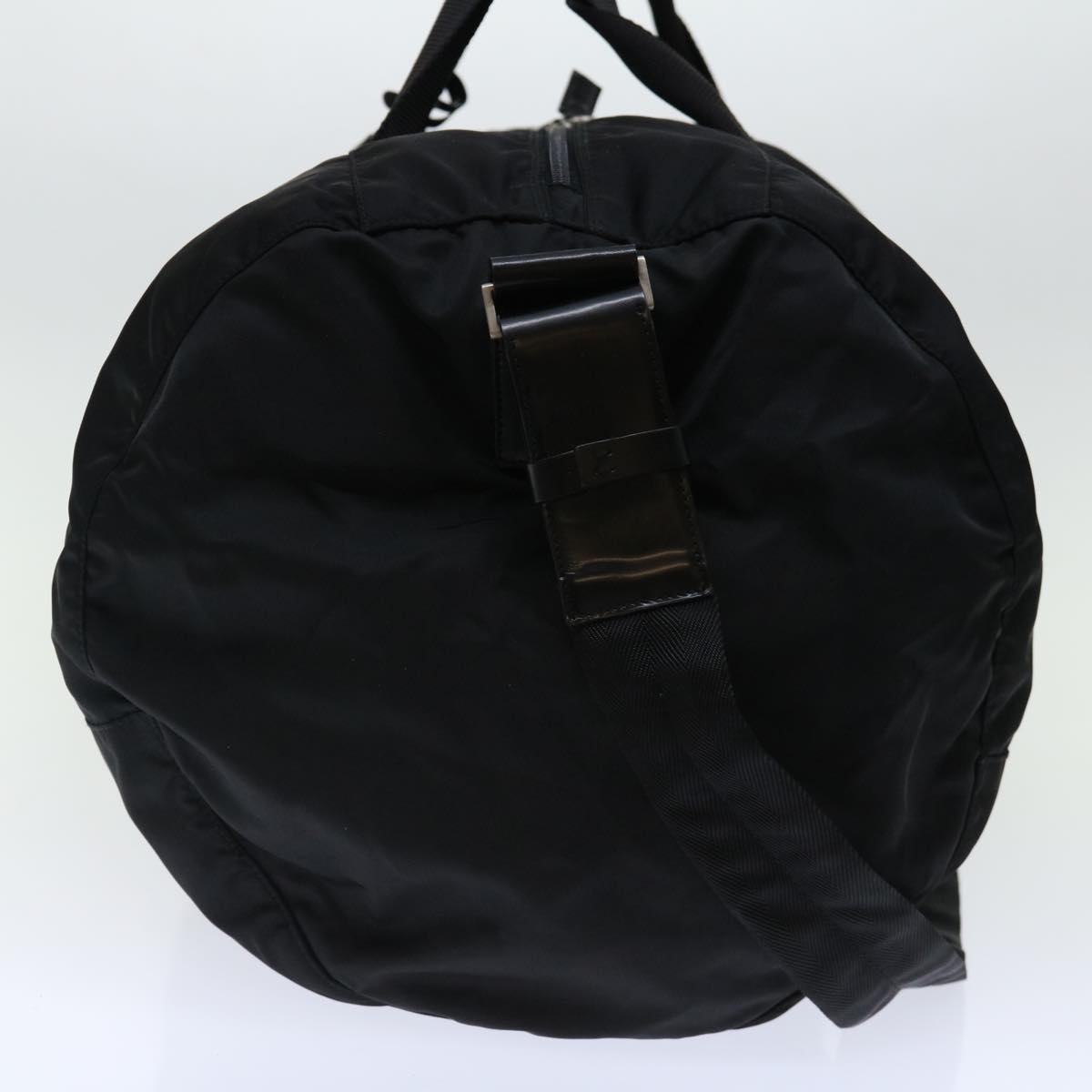 PRADA Boston Bag Nylon 2way Black th4686