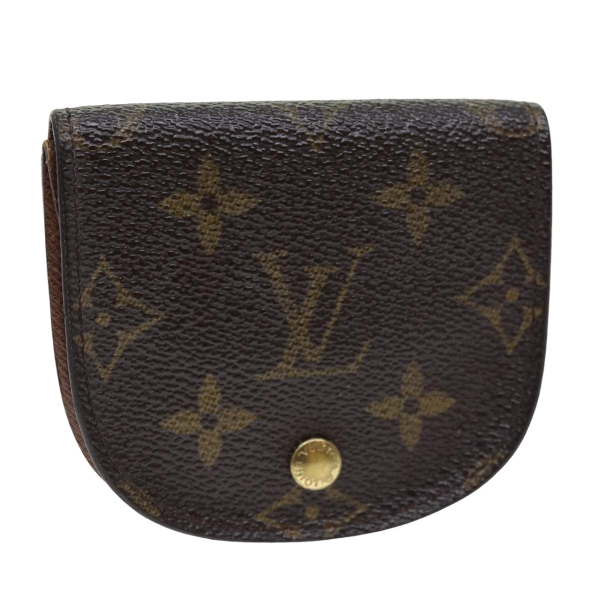 LOUIS VUITTON Monogram Porte Monnaie Guze Coin Purse M61970 LV th4895
