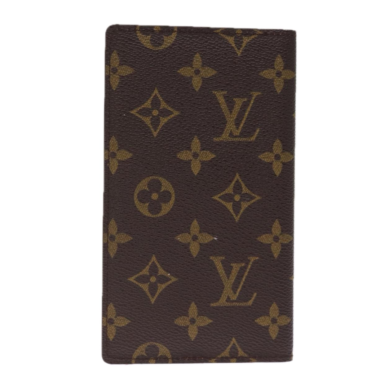 LOUIS VUITTON Monogram Agenda Poche Note Cover R20503 LV th4896