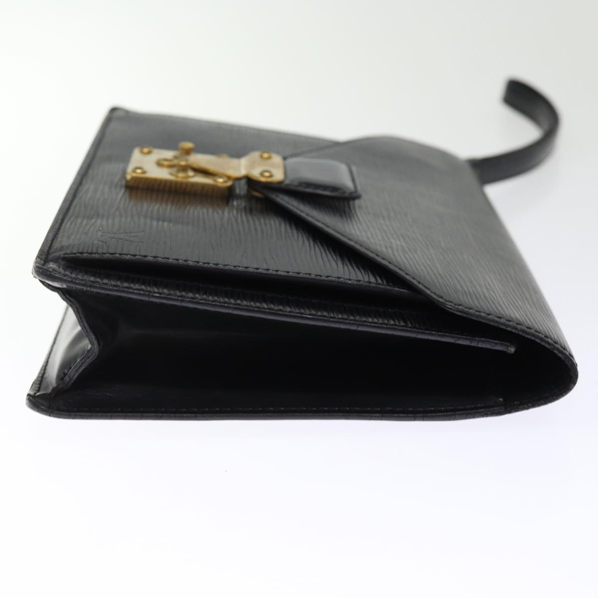 LOUIS VUITTON Epi Serie Dragonne Hand Bag Black Noir M52612 LV th4901