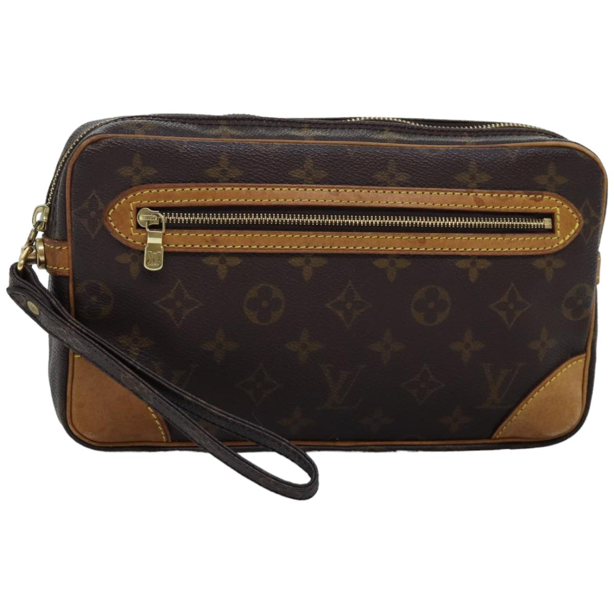 LOUIS VUITTON Monogram Marly Dragonne GM Clutch Bag M51825 LV th4906