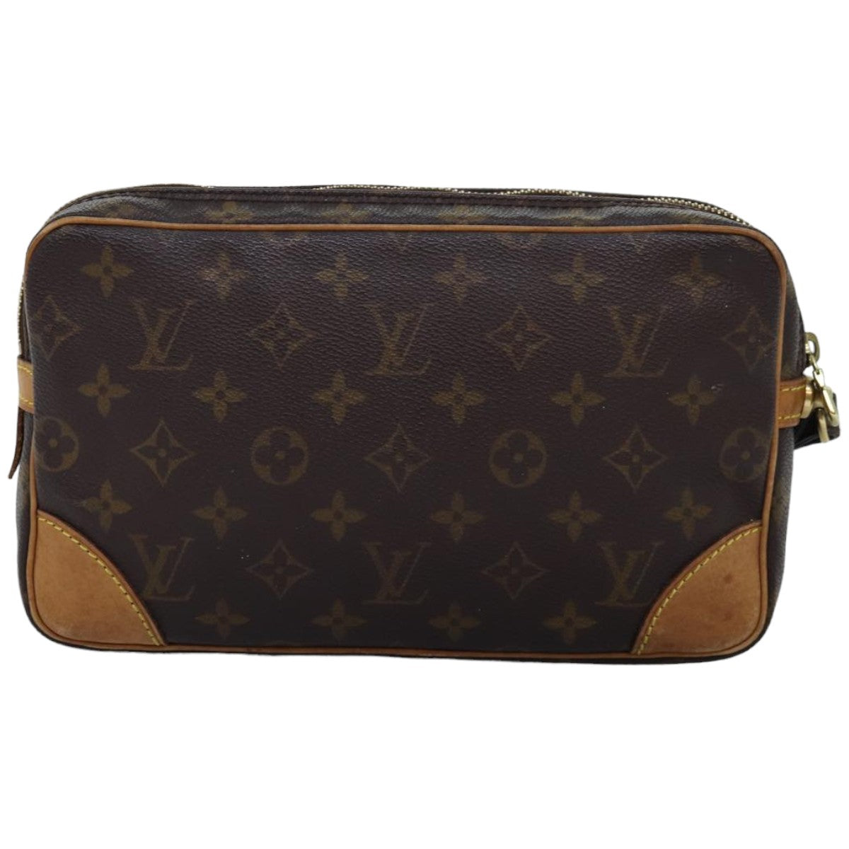 LOUIS VUITTON Monogram Marly Dragonne GM Clutch Bag M51825 LV th4906