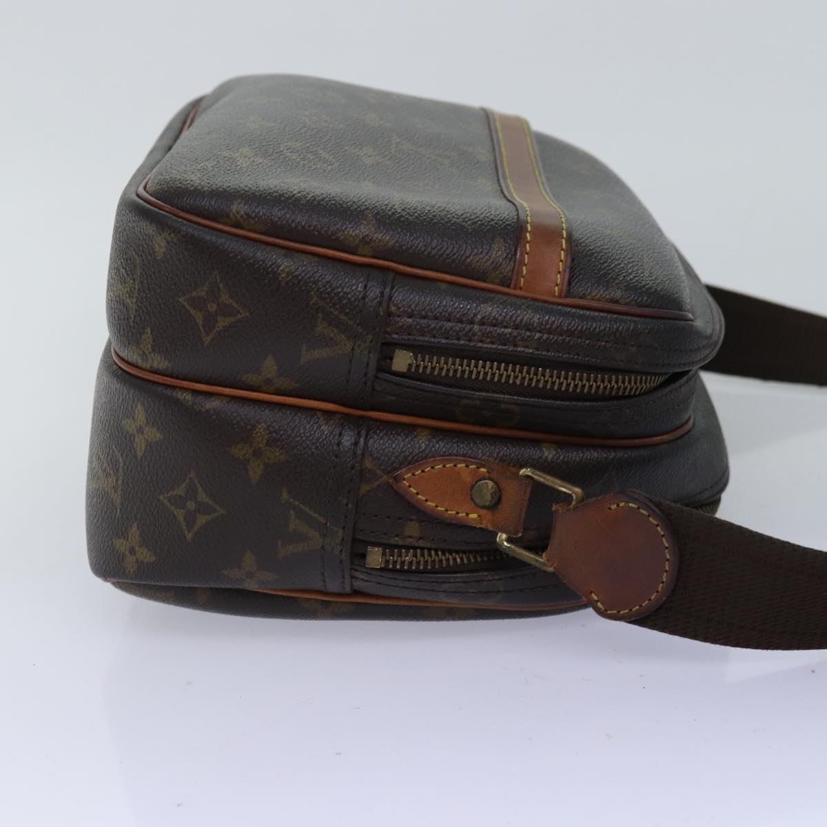 LOUIS VUITTON Monogram Reporter PM Shoulder Bag M45254 LV th4919