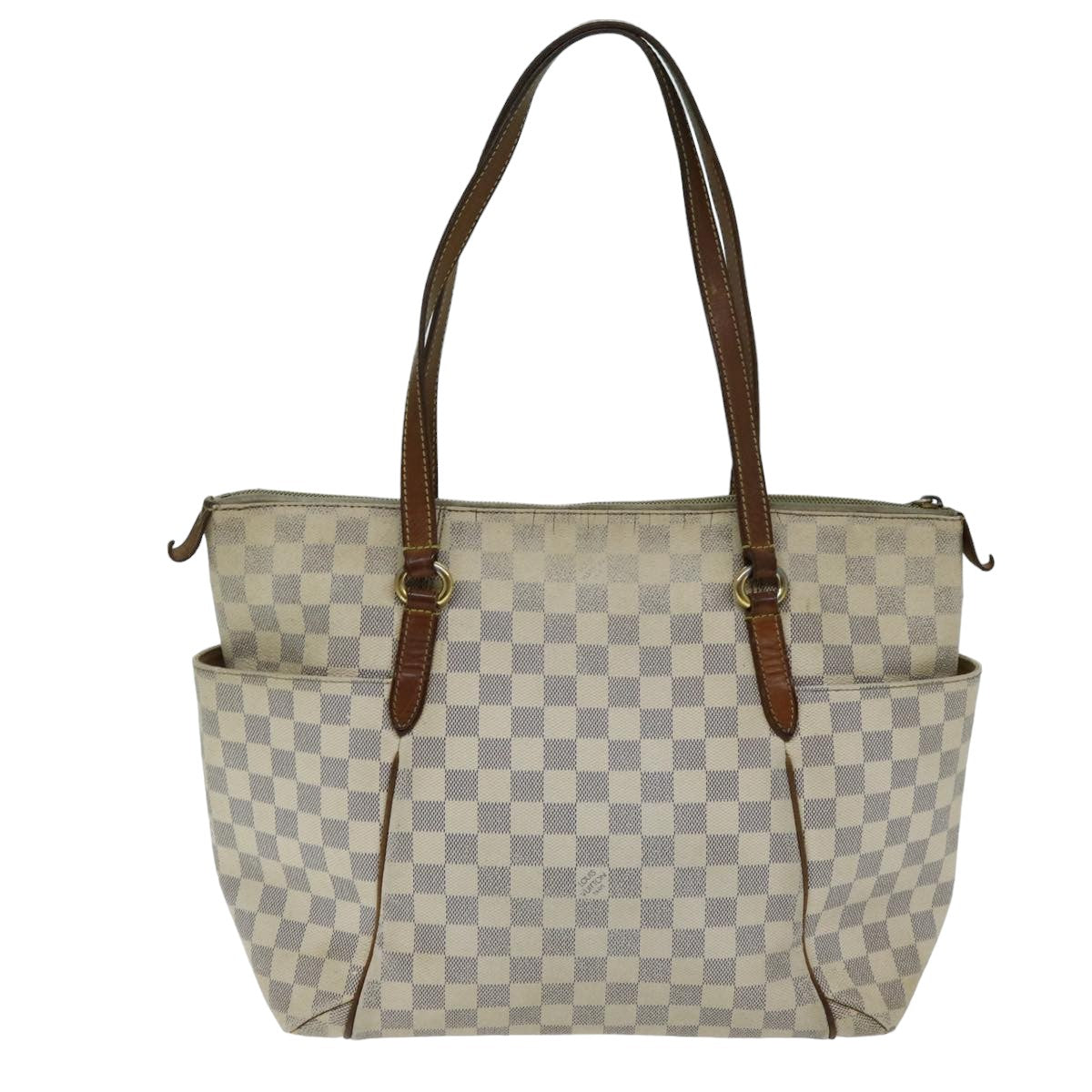 LOUIS VUITTON Damier Azur Totally MM Tote Bag N51262 LV th4930