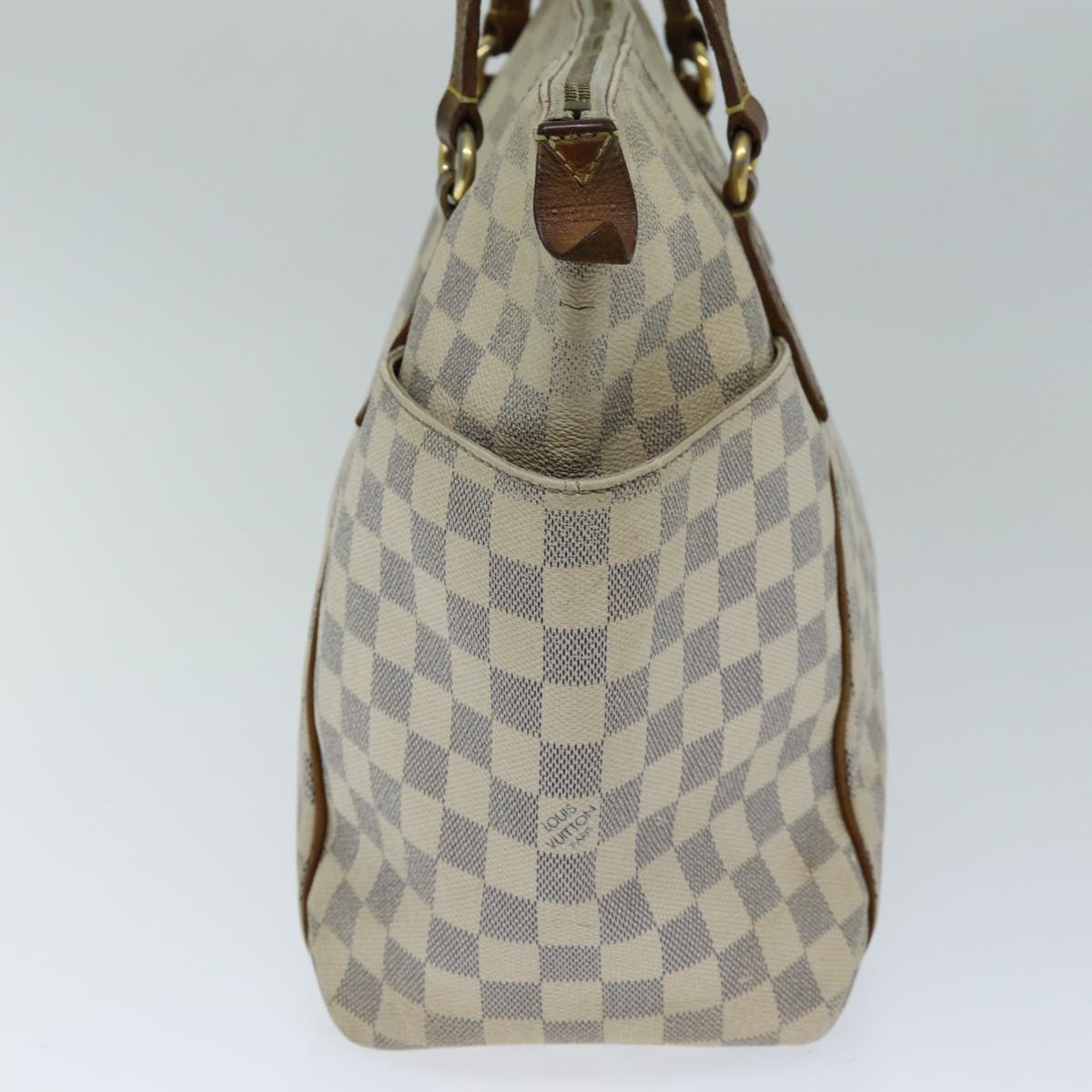 LOUIS VUITTON Damier Azur Totally MM Tote Bag N51262 LV th4930