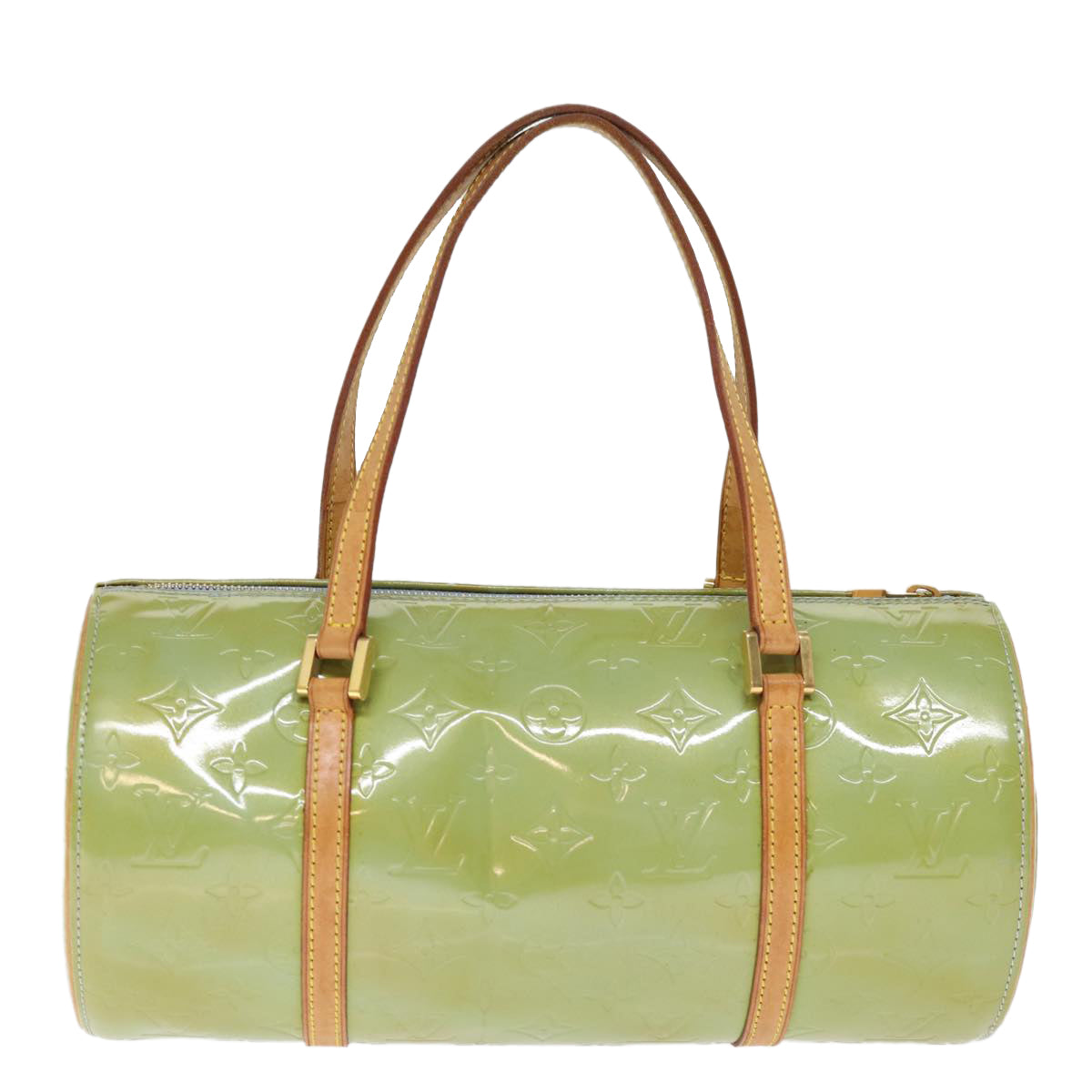 LOUIS VUITTON Monogram Vernis Bedford Hand Bag Baby Blue M91007 LV th4938