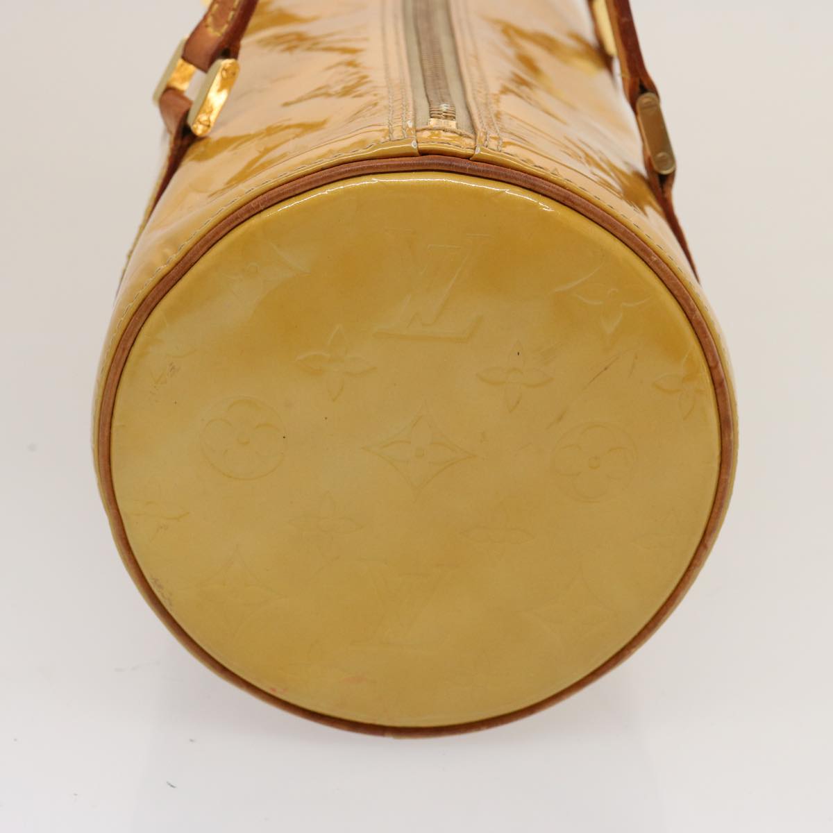 LOUIS VUITTON Monogram Vernis Bedford Hand Bag Beige M91006 LV th4940