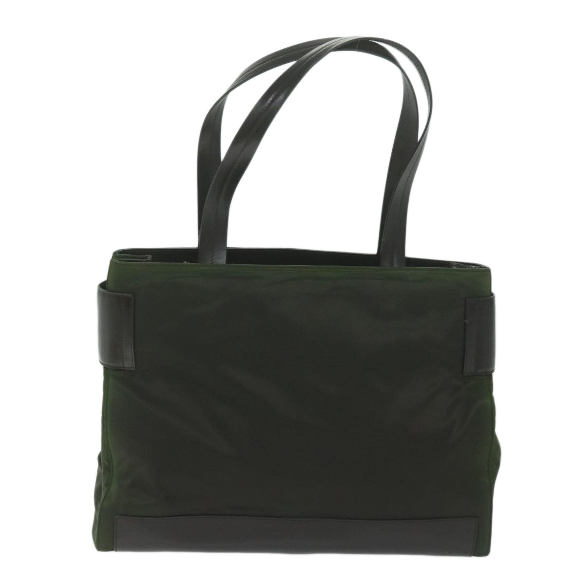 PRADA Tote Bag Nylon Green ti1418