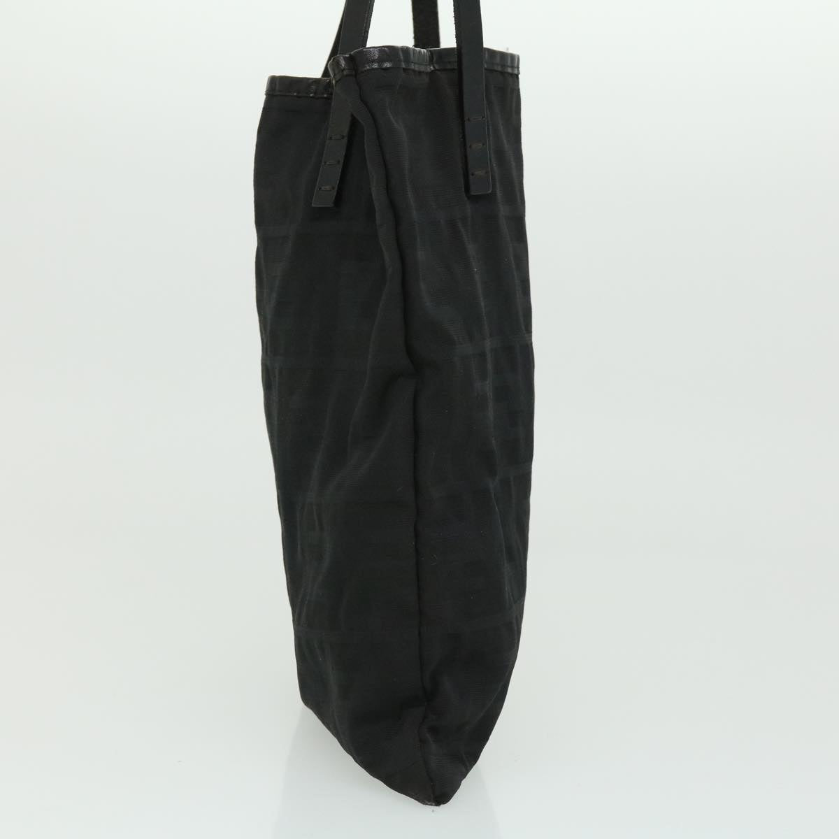 FENDI Zucca Canvas Tote Bag Nylon Black ti664
