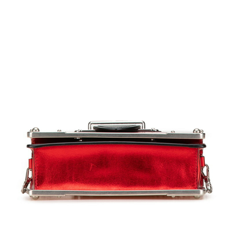 Prada Cahier Leather Shoulder Bag
