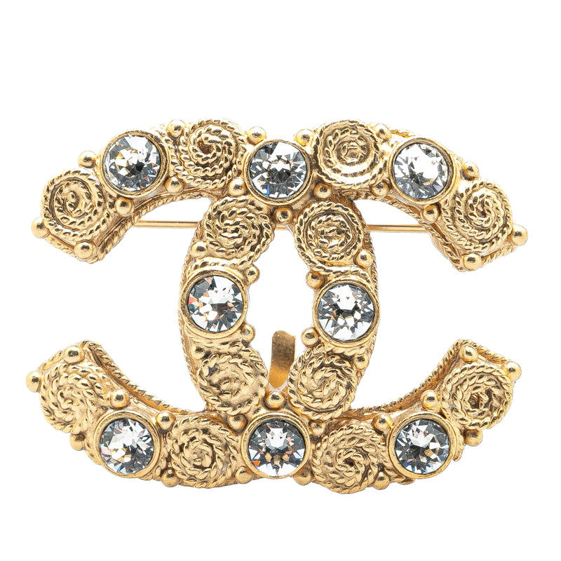 Chanel Coco Mark Bijou Brooch Gold