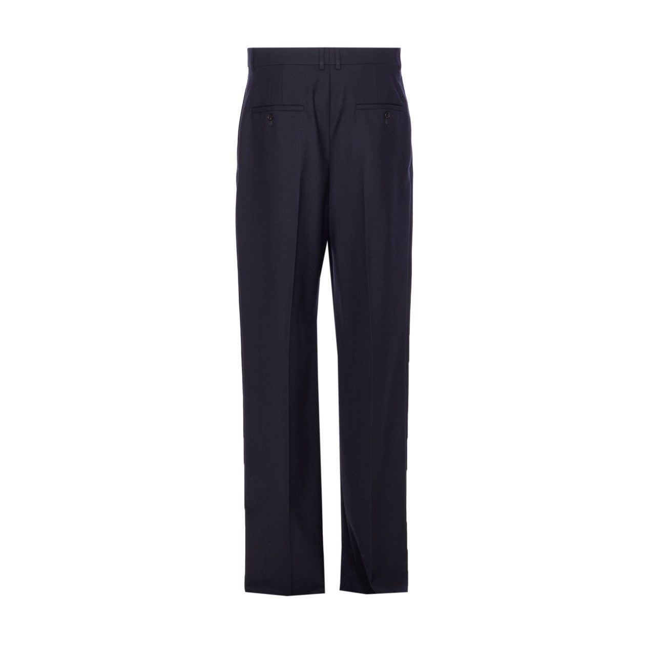 Saint Laurent Men Wool High Waist Pants