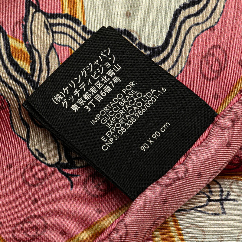Gucci GG Snake Silk Scarf