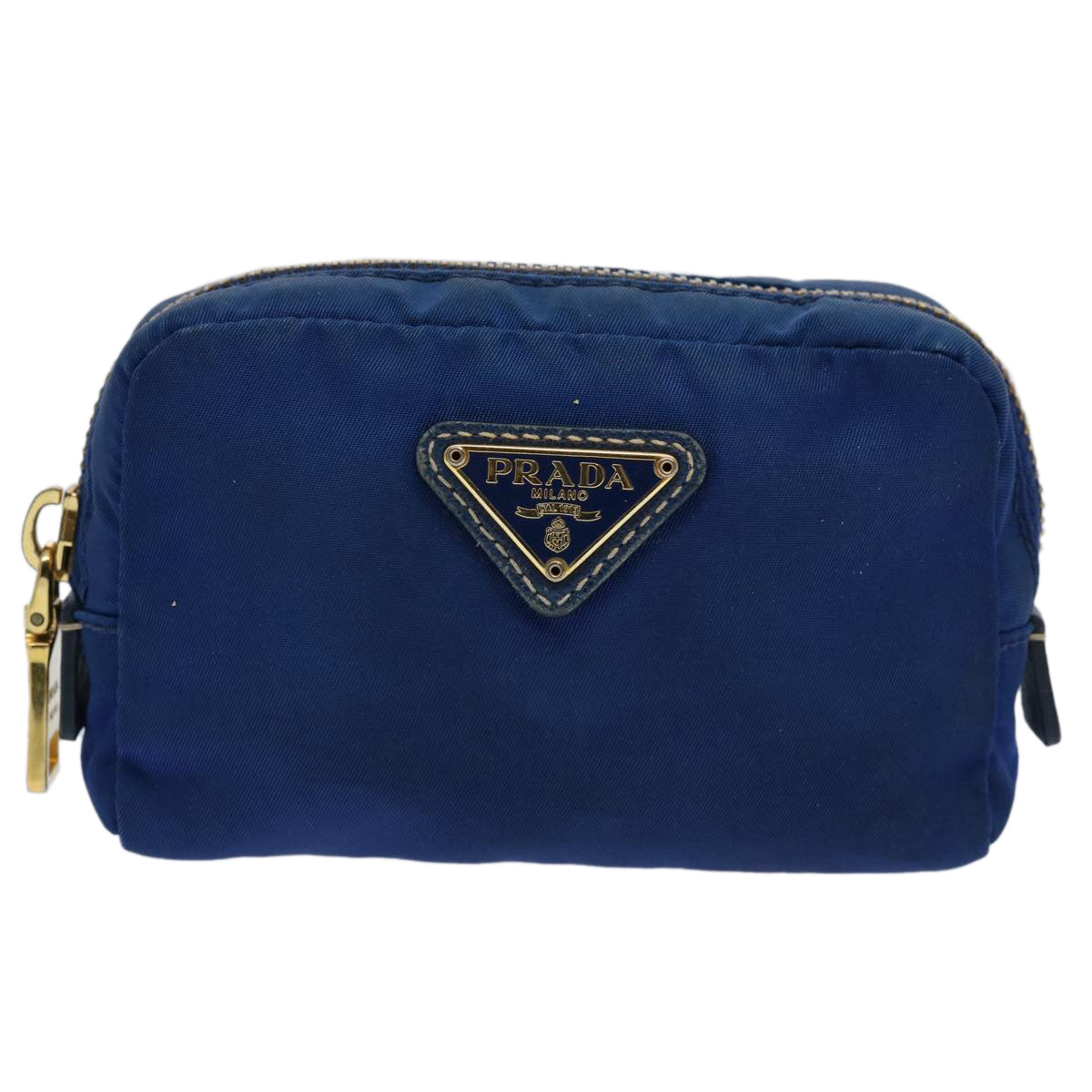 PRADA Pouch Nylon Blue yb463