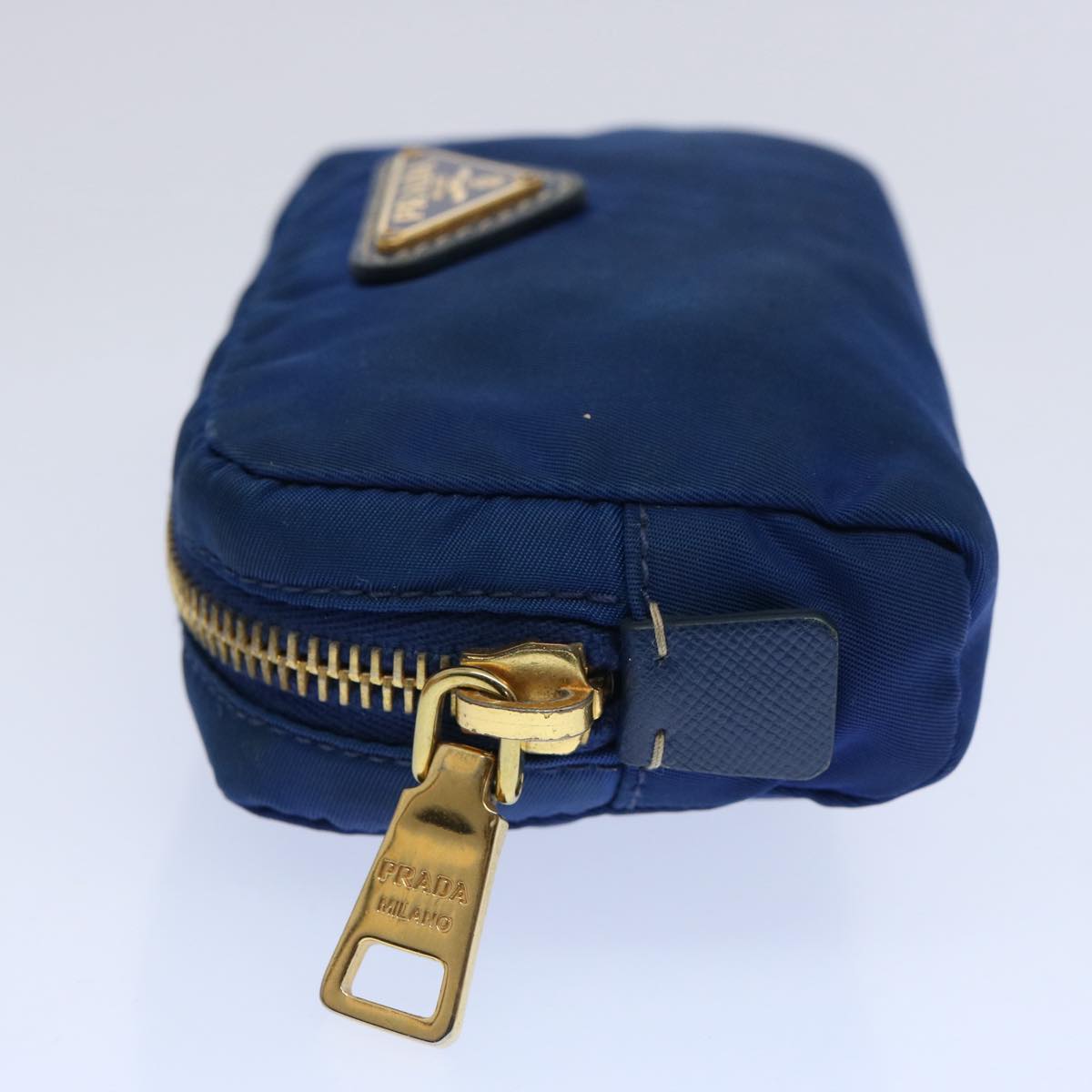 PRADA Pouch Nylon Blue yb463