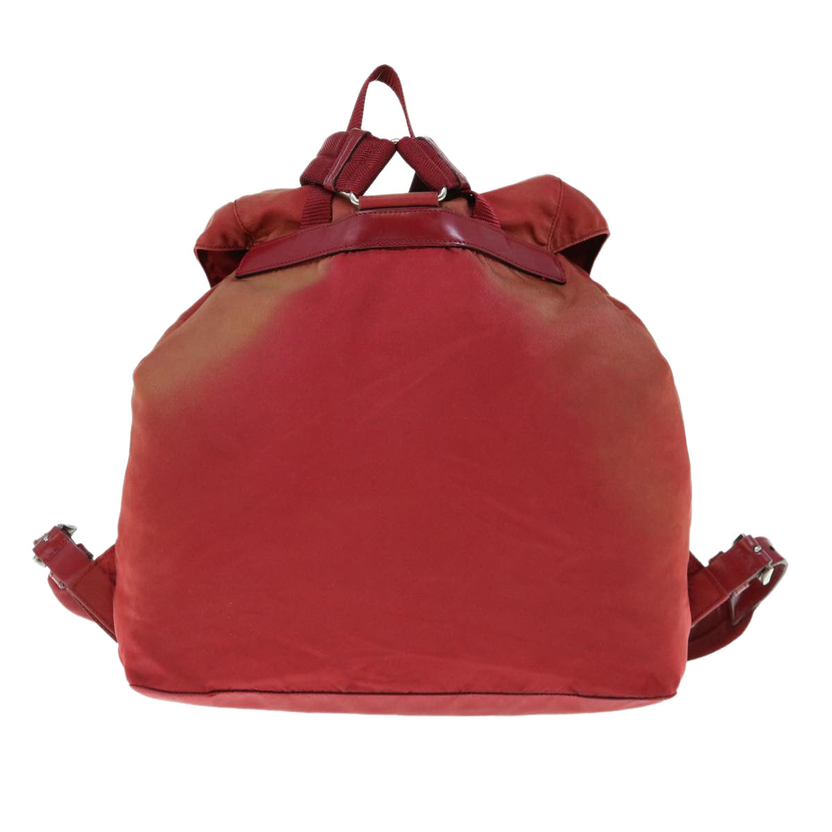 PRADA Backpack Nylon Red yb470