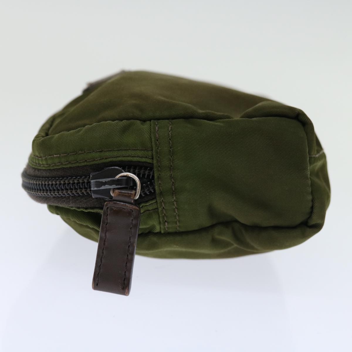 PRADA Pouch Nylon Khaki  yb522