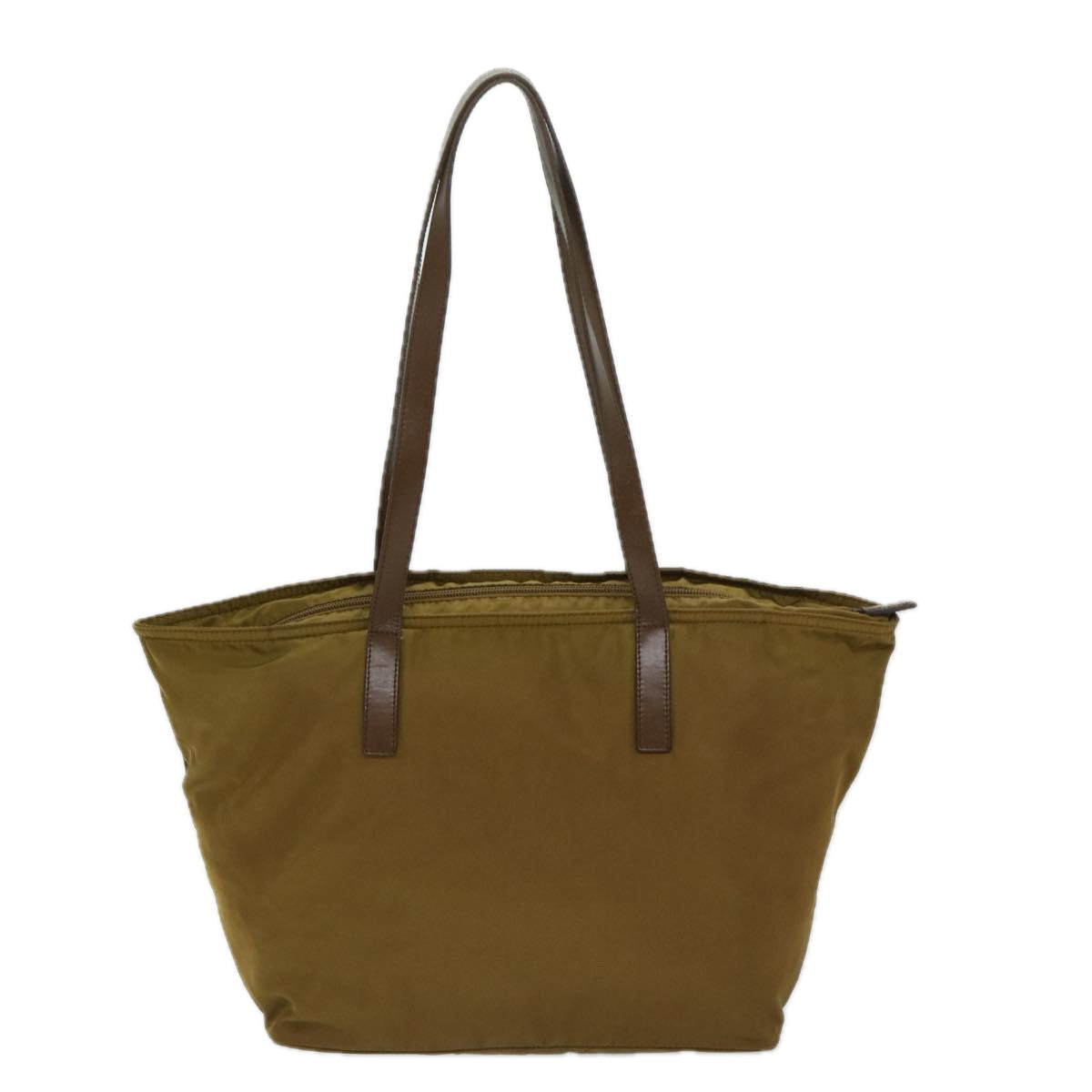 PRADA Tote Bag Nylon Brown  yb535
