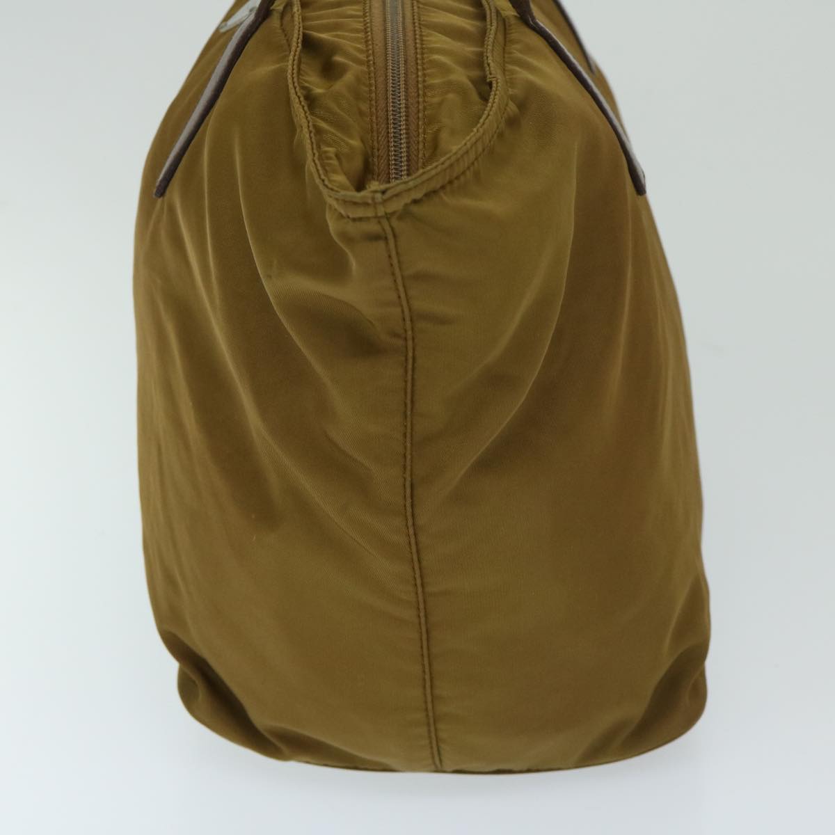 PRADA Tote Bag Nylon Brown  yb535