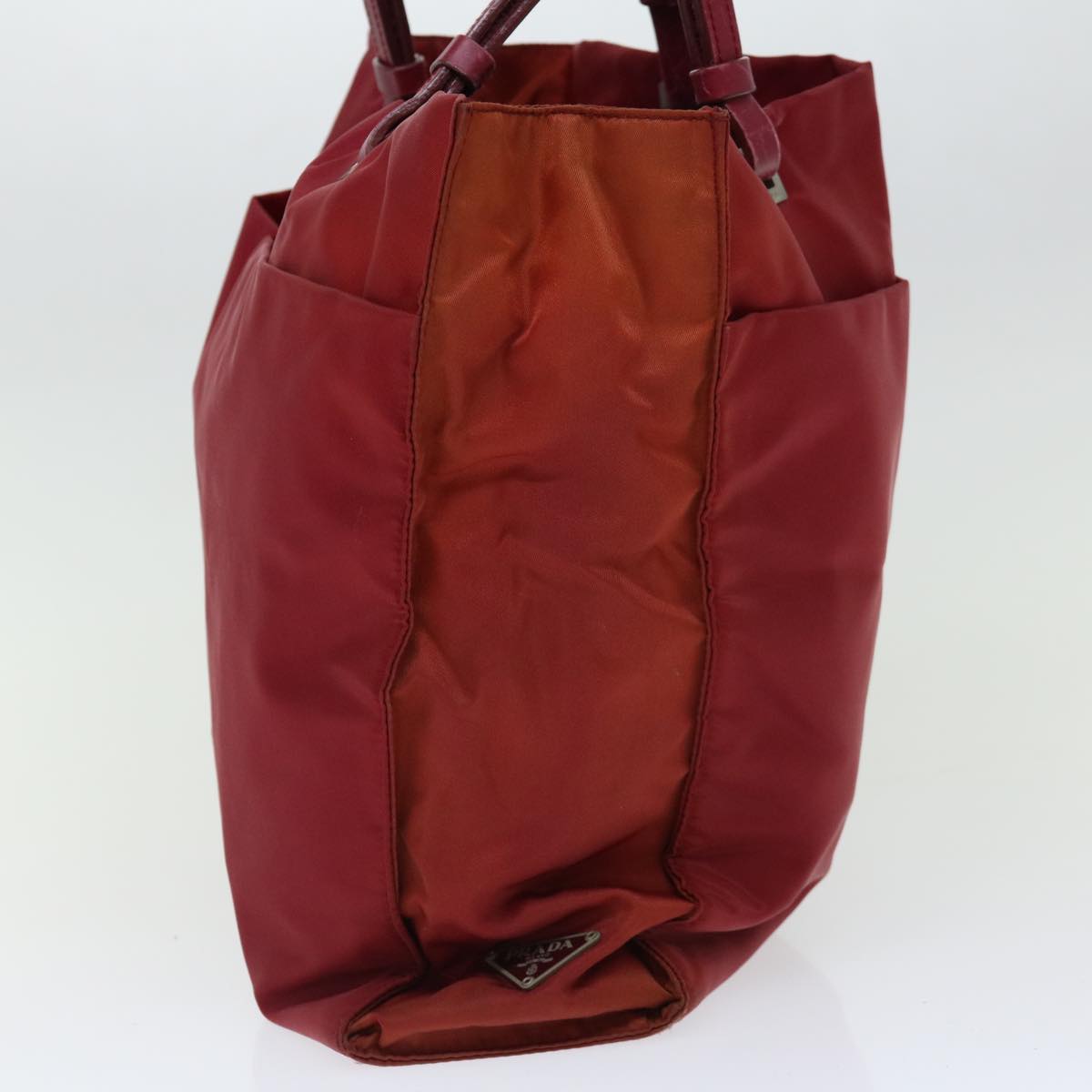 PRADA Shoulder Bag Nylon Red yb540