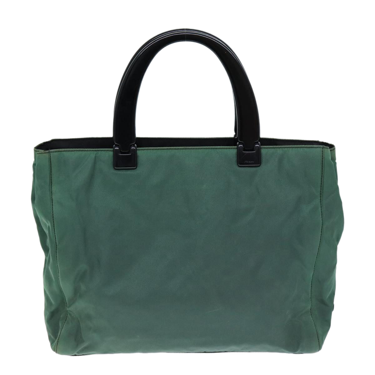 PRADA Hand Bag Nylon Khaki yb567