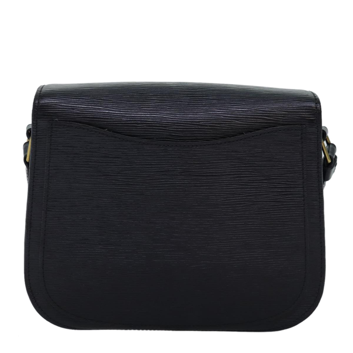 LOUIS VUITTON Epi Saint Cloud GM Shoulder Bag Black Noir M52192 LV yb573