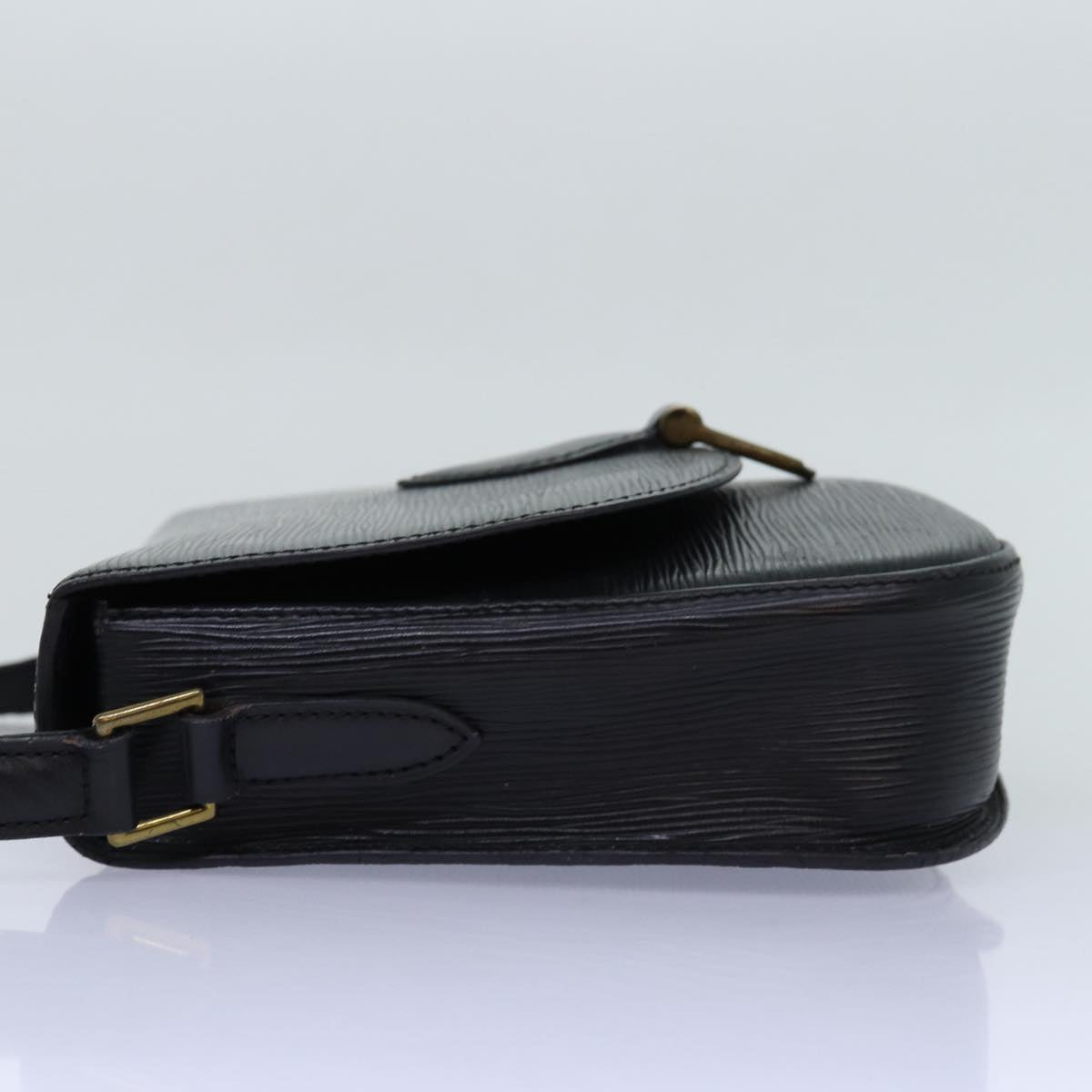 LOUIS VUITTON Epi Saint Cloud GM Shoulder Bag Black Noir M52192 LV yb573