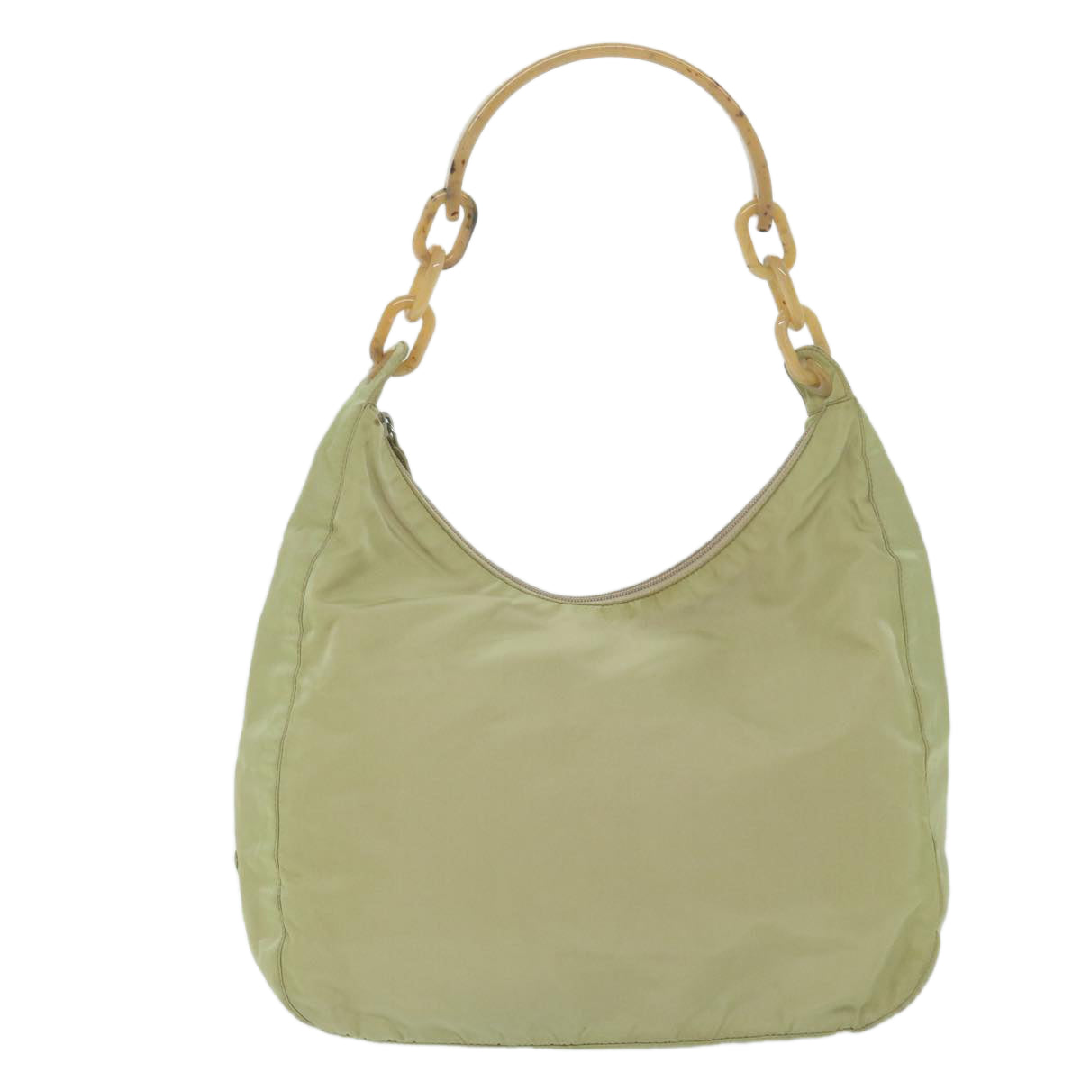 PRADA Shoulder Bag Nylon Beige yk10056