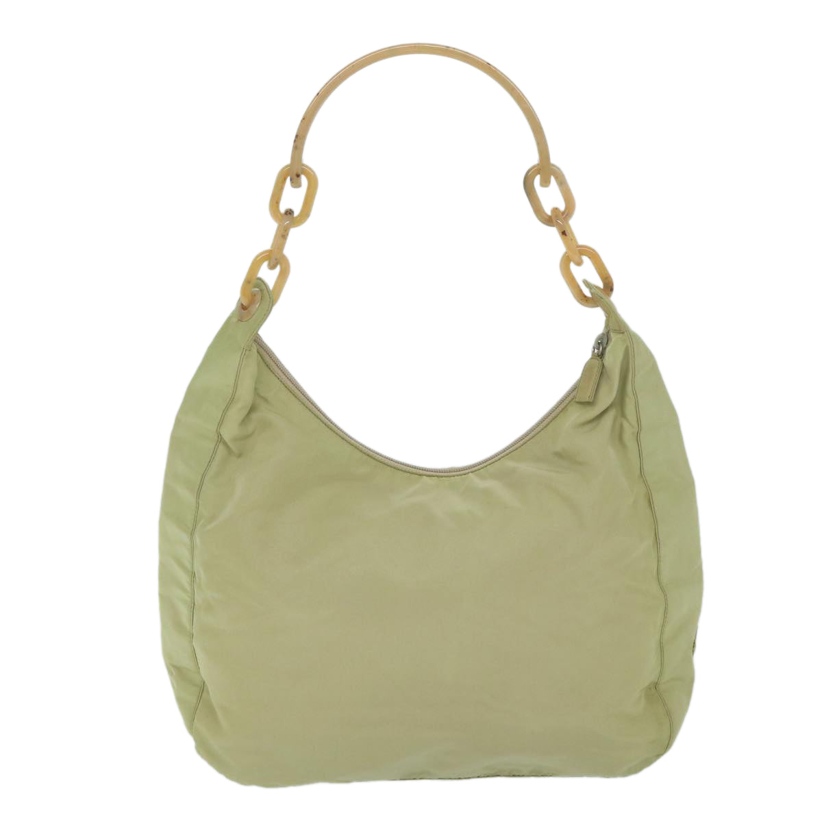 PRADA Shoulder Bag Nylon Beige yk10056