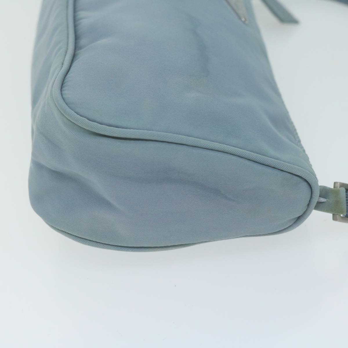PRADA Accessory Pouch Nylon Blue yk10185