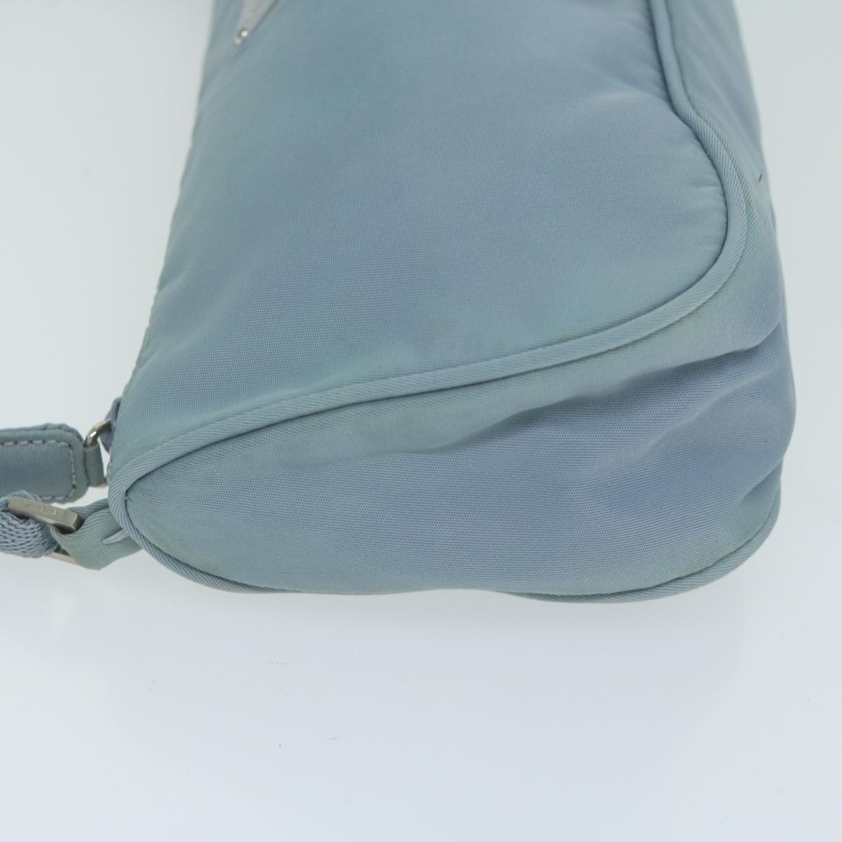 PRADA Accessory Pouch Nylon Blue yk10185