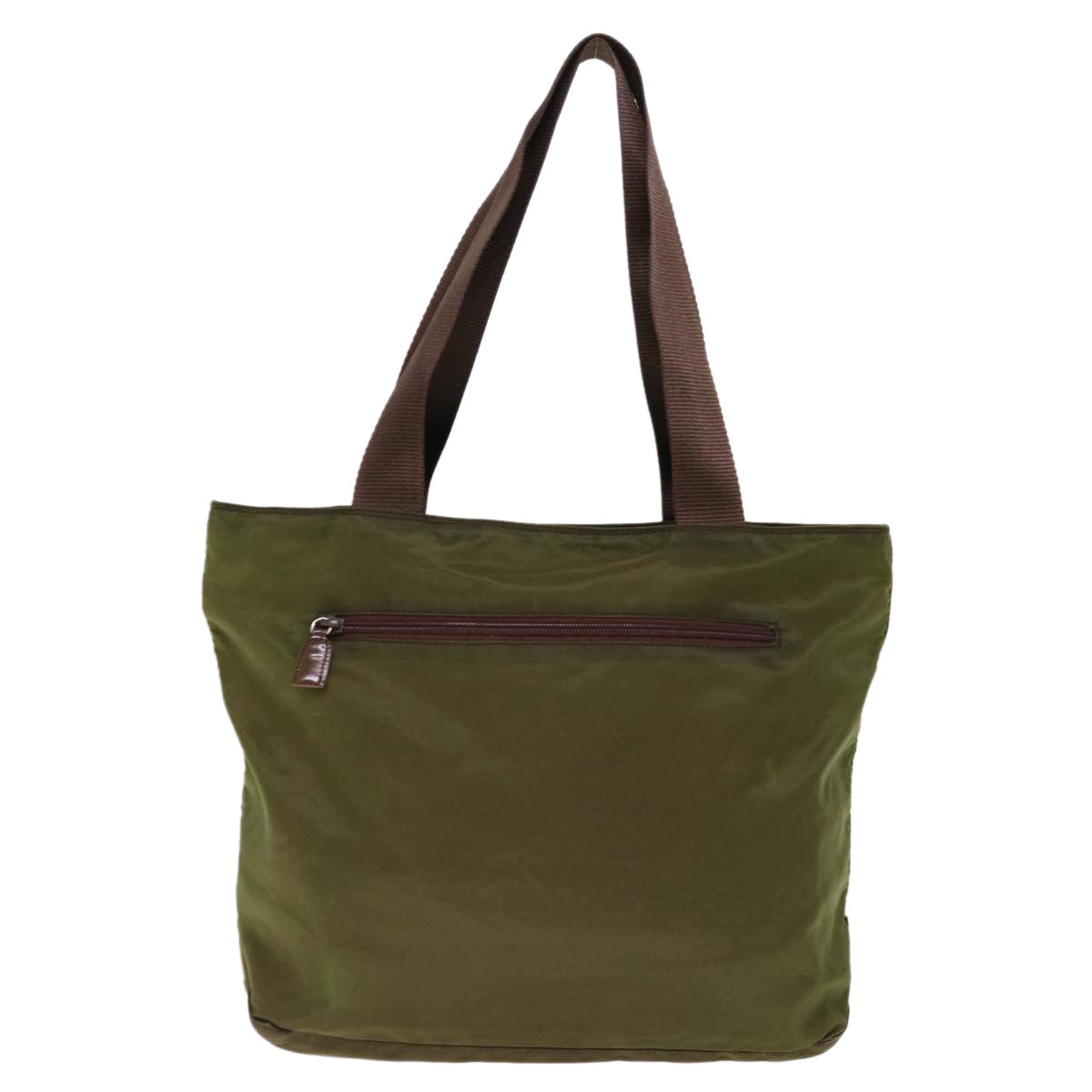 PRADA Tote Bag Nylon Khaki yk10259