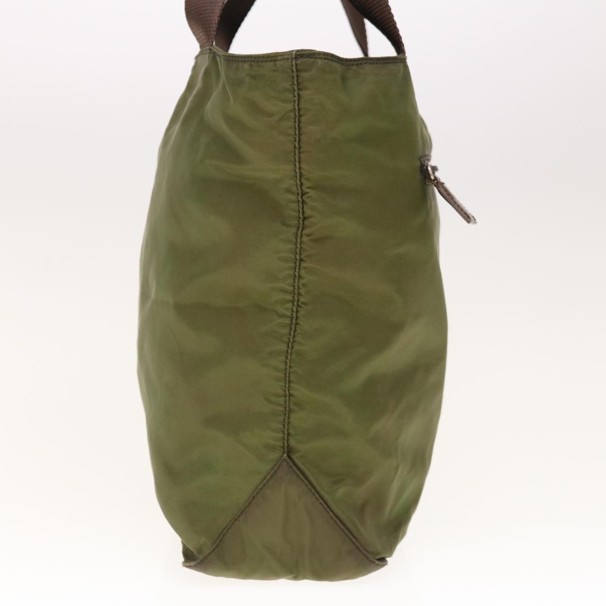 PRADA Tote Bag Nylon Khaki yk10259