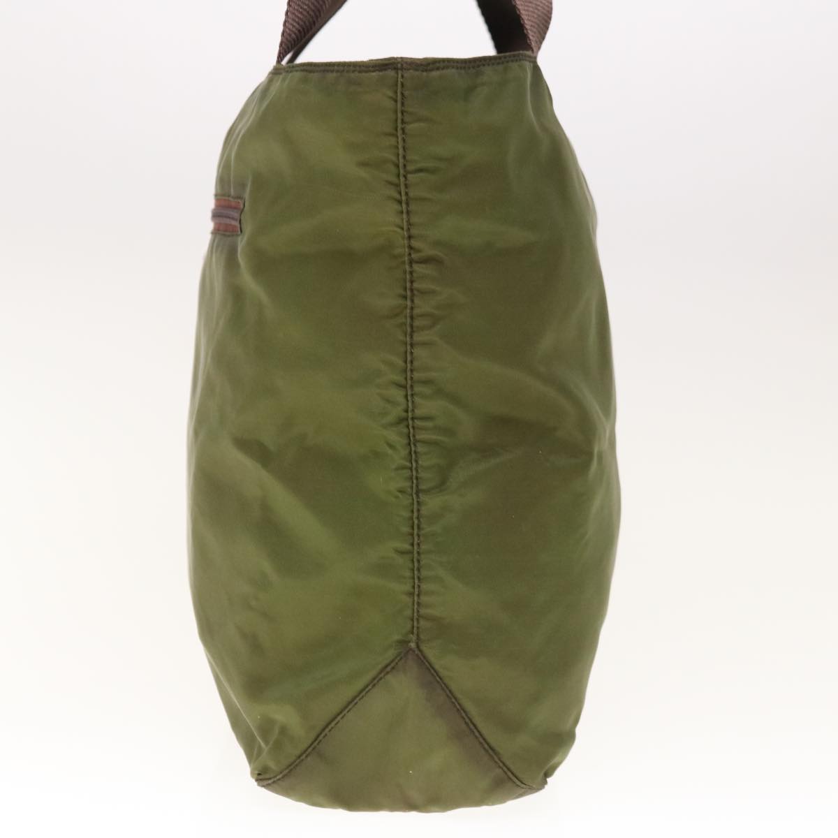 PRADA Tote Bag Nylon Khaki yk10259