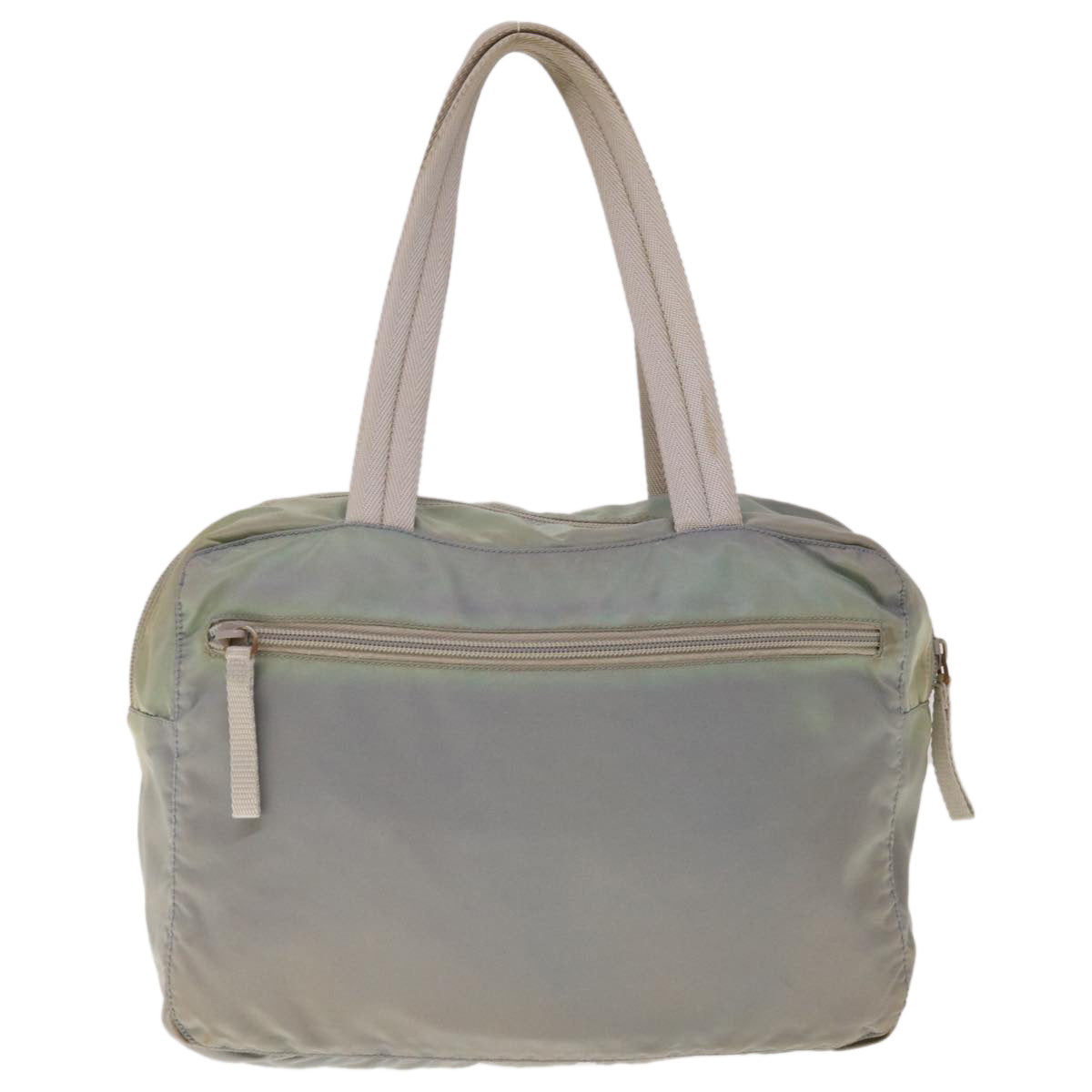 PRADA Hand Bag Nylon Blue yk10282