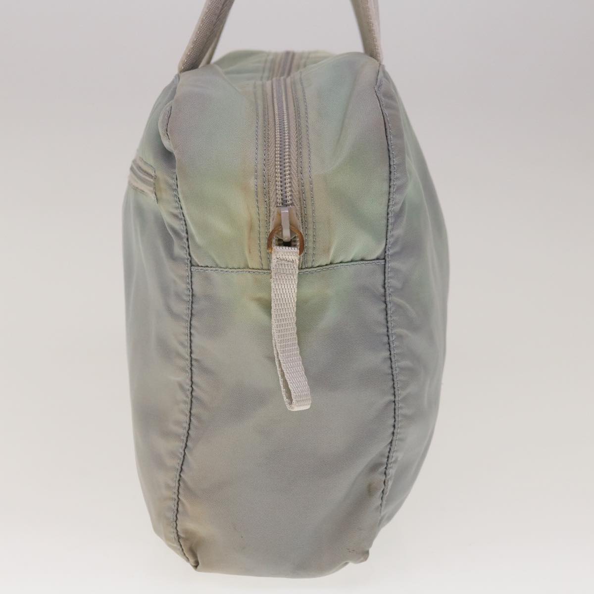 PRADA Hand Bag Nylon Blue yk10282
