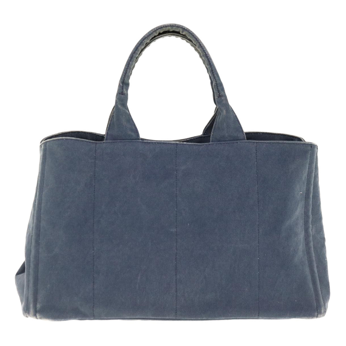PRADA Canapa GM Tote Bag Canvas Navy yk10287