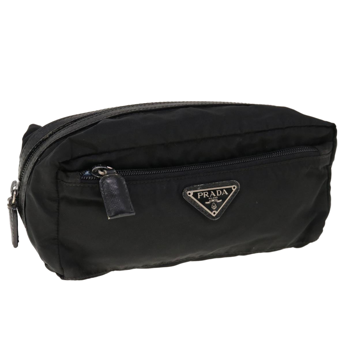 PRADA Pouch Nylon Black yk10307