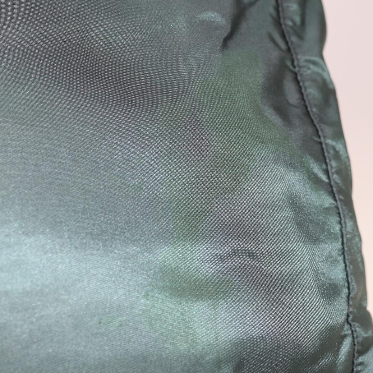 PRADA Hand Bag Nylon Green yk10331