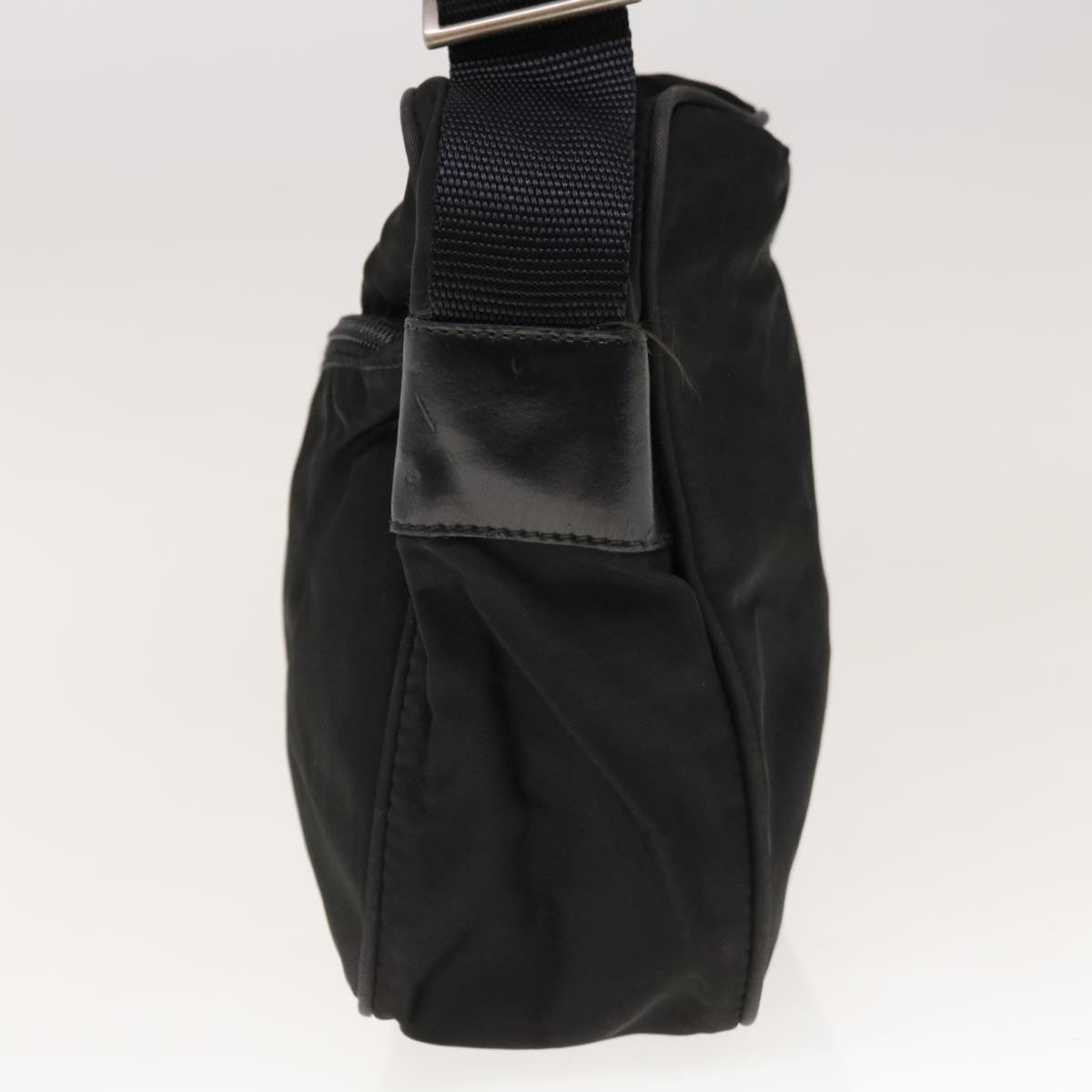 PRADA Shoulder Bag Nylon Black yk10332