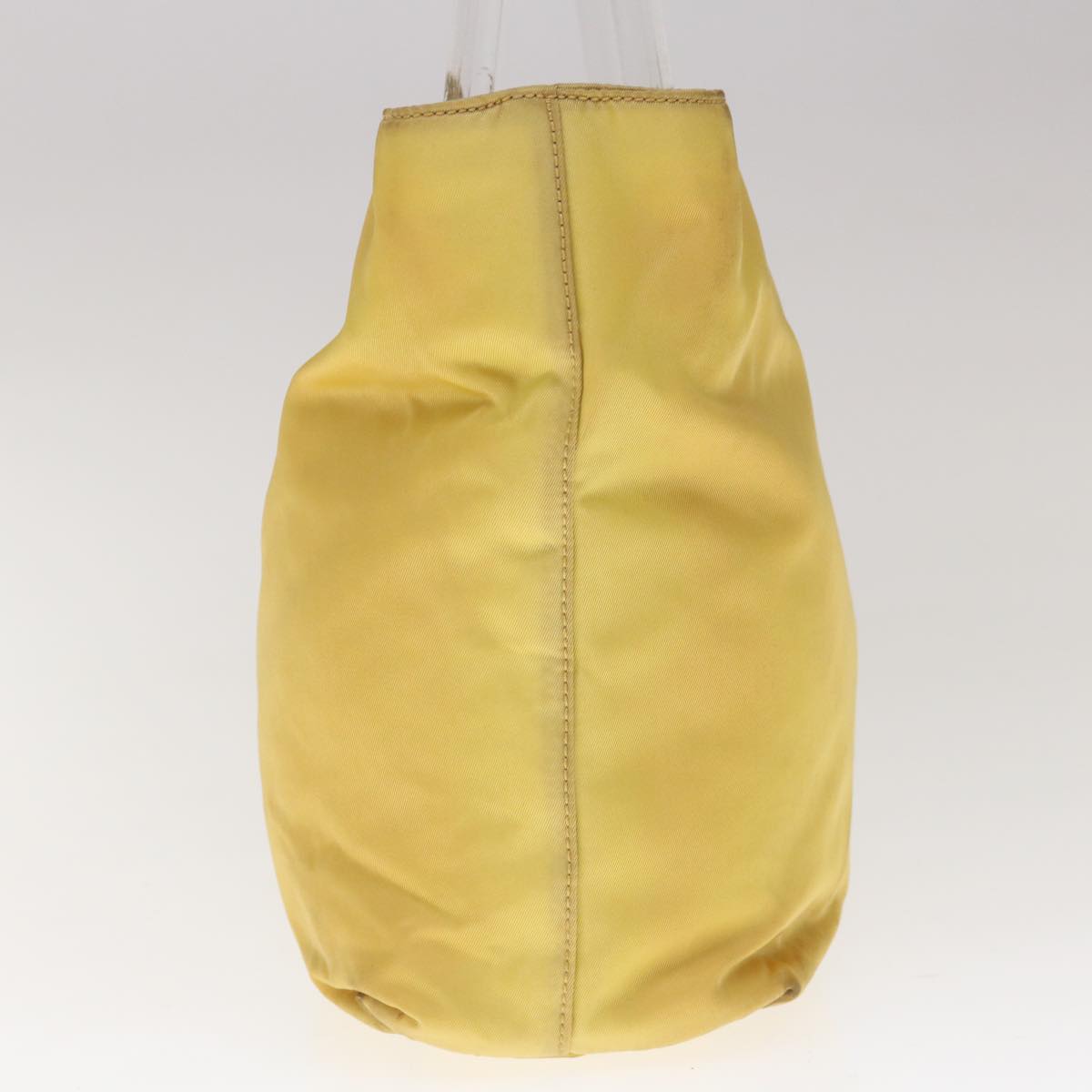 PRADA Hand Bag Nylon Yellow yk10521