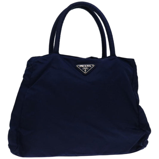PRADA Hand Bag Nylon Navy  yk10927