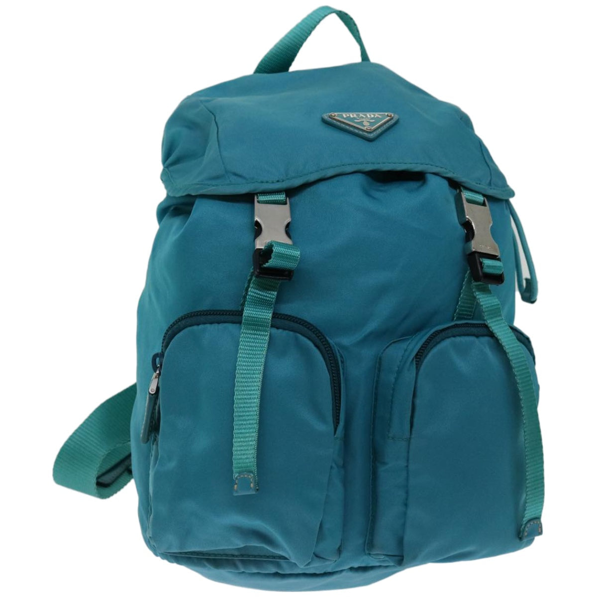 PRADA Backpack Nylon Blue  yk10937