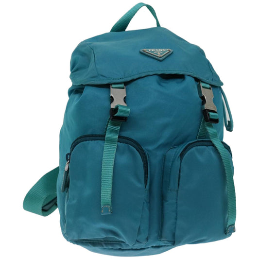PRADA Backpack Nylon Blue  yk10937
