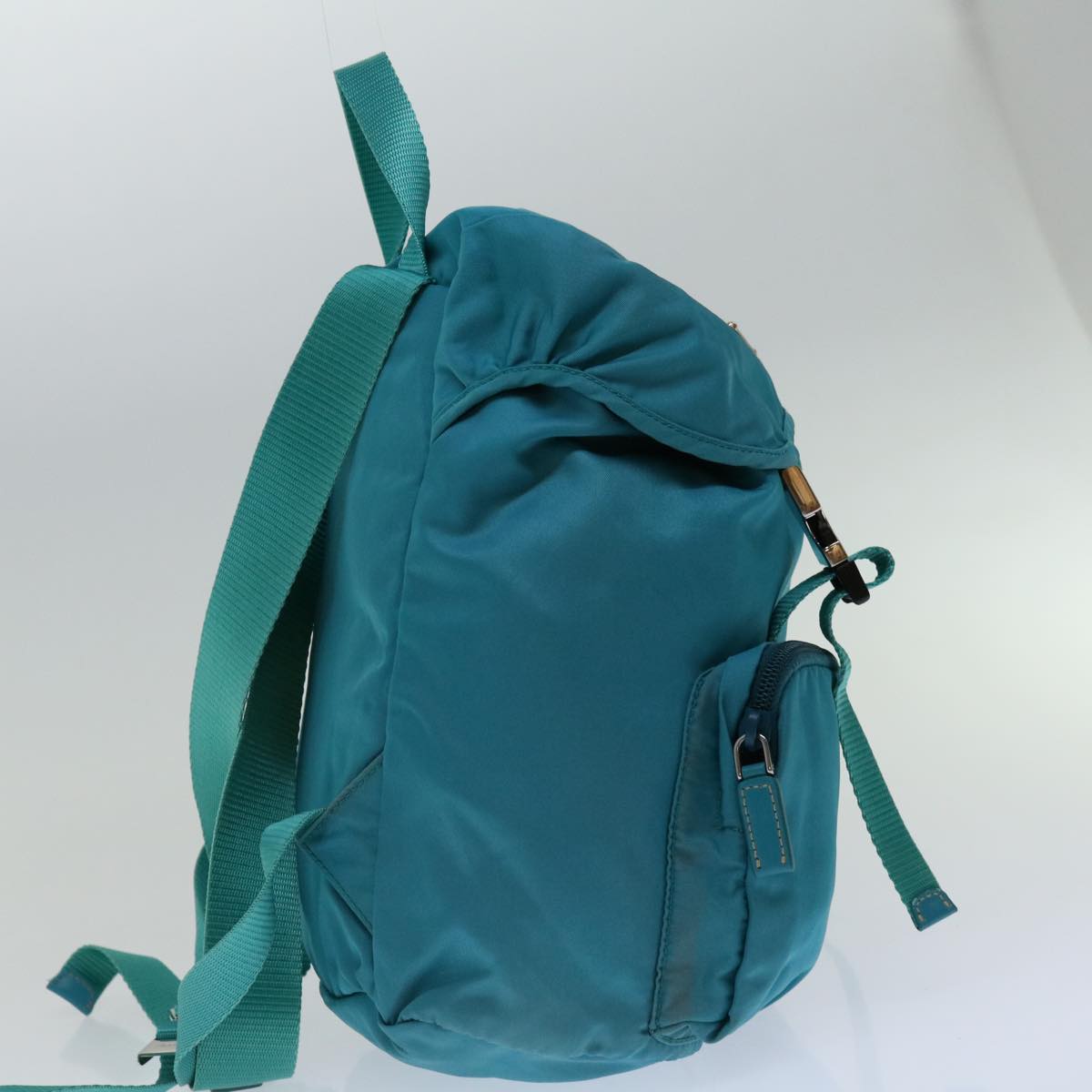 PRADA Backpack Nylon Blue  yk10937