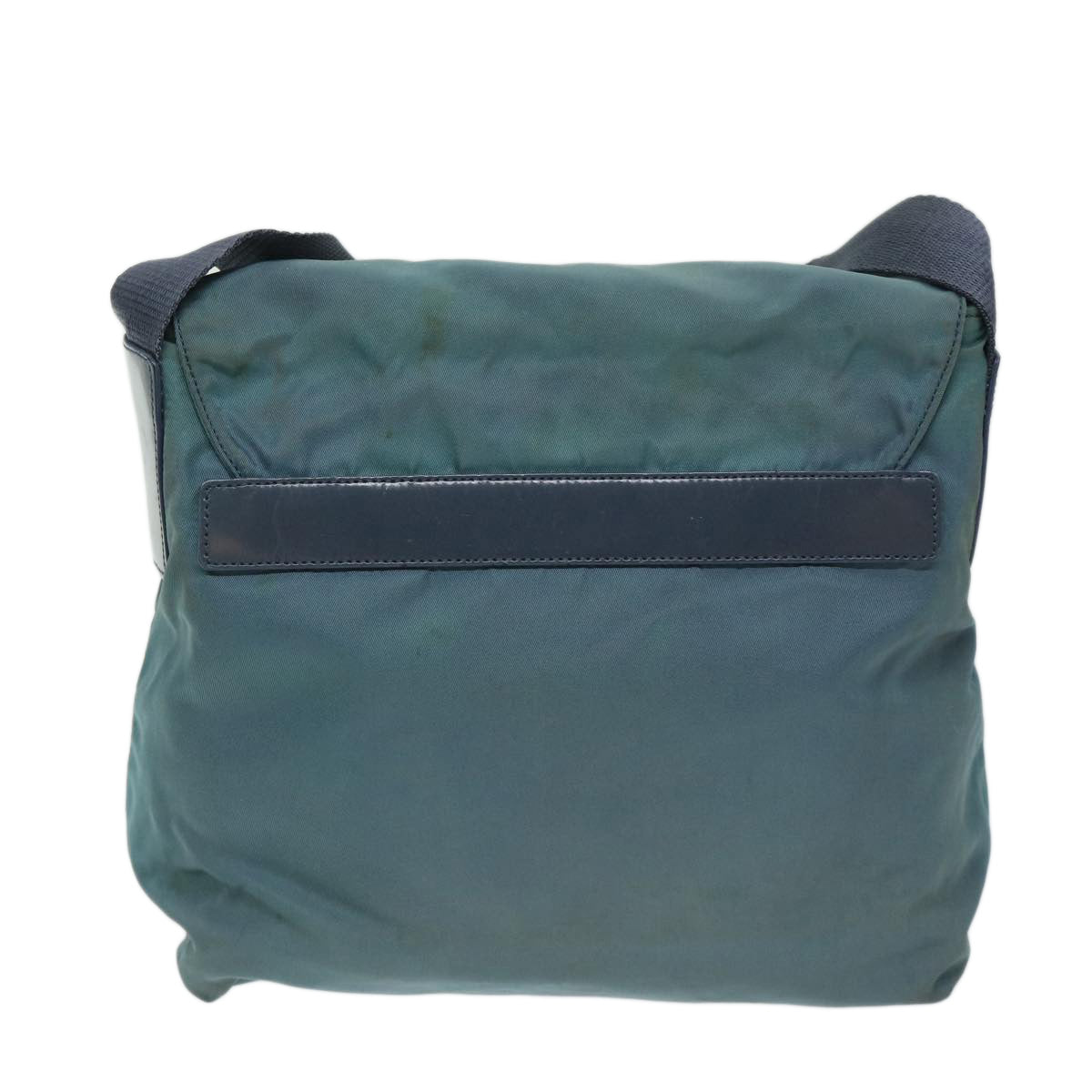 PRADA Shoulder Bag Nylon Blue  yk11014