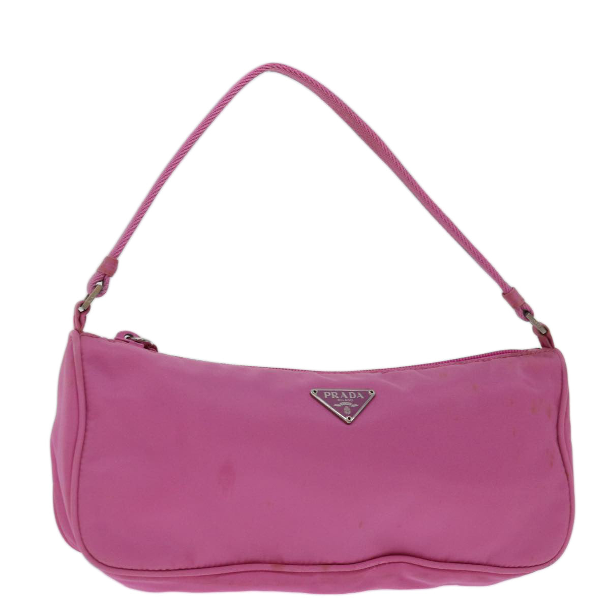 PRADA Accessory Pouch Nylon Pink  yk11037